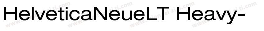 HelveticaNeueLT Heavy字体转换